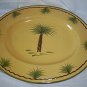 Large Oval Platter Palm Design by Z Gallerrie 19.5 " X 15 1/2" Serving Platter