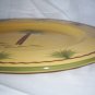 Large Oval Platter Palm Design by Z Gallerrie 19.5 " X 15 1/2" Serving Platter