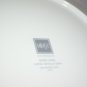 mikasa Deville Gray chop plate cap29 round platter Gold trim Japan 12 " D
