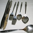 Oneida OUR ROSE SSS Stainless 21pcs Set knife fork teaspoon serving spoon