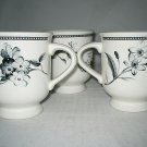 3 Nikko Countryside Mademoiselle Mugs Coffee cups EXCELLENT 3 Nikko Countryside Mademoiselle Mugs Coffee cups EXCELLENT