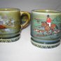 Wade Shamrock 4-pc set Ireland Fox Hunt Pheasant mini creamer sugar LOOK