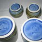 Wade Shamrock 4-pc set Ireland Fox Hunt Pheasant mini creamer sugar LOOK