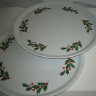 BIA Cordon Blue Christmas Holly & Berry  Cake Serving  Dessert Plate EXCELLENT