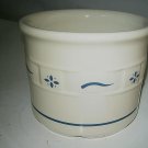 LONGABERGER BLUE WOVEN TRADITIONS Crock Small bowl never used LOOK