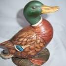 Vintage Ceramic Mallard Duck Wild Duck Figurine 9 " H Well Crafted no Mark Vintage Ceramic Mallard Duck Wild Duck Figurine 9 " H Well Crafted no Mark
