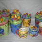 Sango Sangria Storage Canisters Sugar Bowl Creamer Pick your item