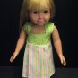 Striped sundress for American Girl