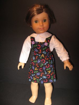 School/teacher uniform jumper for American Girl
