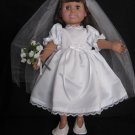 Wedding gown for american girl dolls