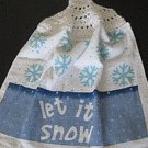 Let It Snow kitchen towel