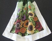 Sunflowers kitchen towel