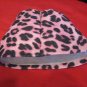 Pink leopard mini skirt