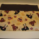 Teddy bear print pillowcase for kids