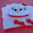 Child Hello Kitty hat and scarf