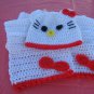 Child Hello Kitty hat and scarf