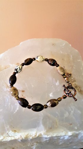Picture Stone Jasper Bracelet