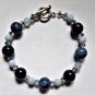 Dumortierite & Blue Lace Agate Bracelet