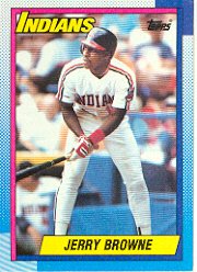 1990 Topps 442 Jerry Browne