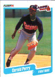 1990 Fleer 592 Gerald Perry