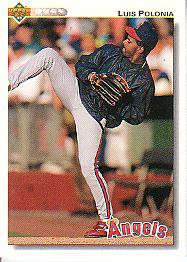 1992 Upper Deck 147 Luis Polonia
