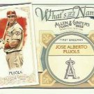 2012 Topps Allen and Ginter What's in a Name #WIN84 Jose Alberto Pujols