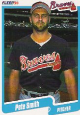 1990 Fleer 594 Pete Smith