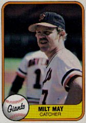 1981 Fleer #442 Milt May