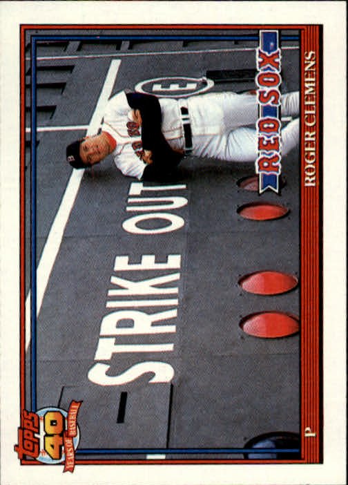 1991 Topps 530 Roger Clemens