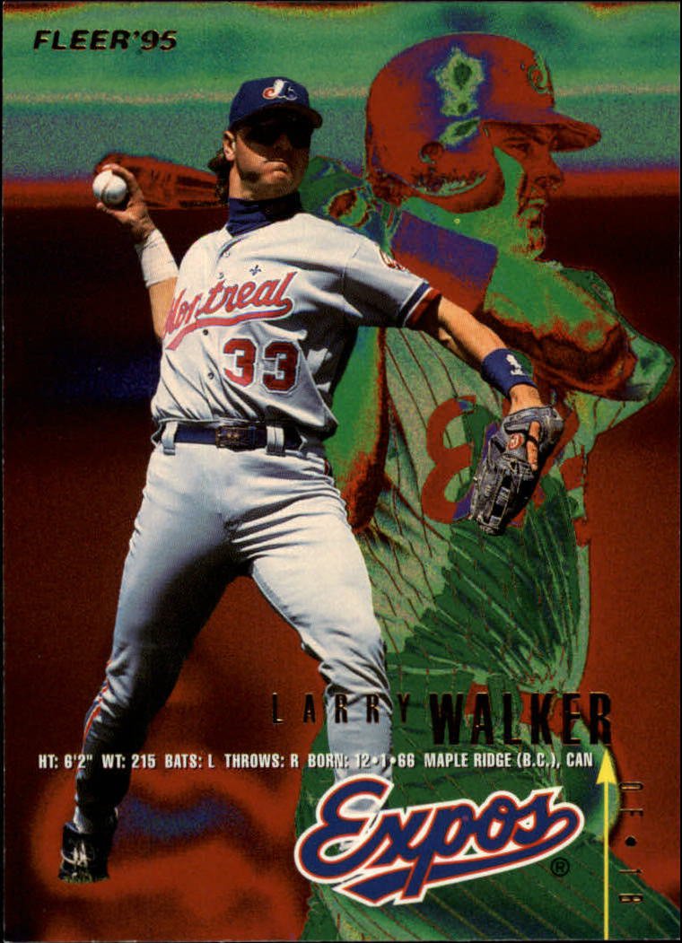 1995 Fleer 361 Larry Walker