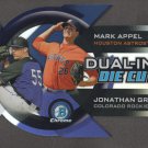2014 Bowman Chrome Dualing Die-Cut Refractors #DDCAG Jonathan Gray|Mark Appel 2014 Bowman Chrome Dualing Die-Cut Refractors #DDCAG Jonathan Gray|Mark Appel