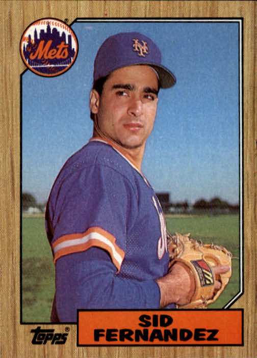 1987 Topps 570 Sid Fernandez