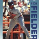 1992 Fleer Citgo The Performer 7 Cecil Fielder 1992 Fleer Citgo The Performer 7 Cecil Fielder