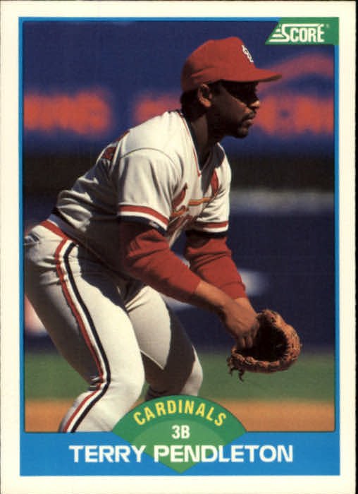 1989 Score 137 Terry Pendleton