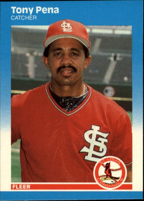 1987 Fleer Update 98 Tony Pena