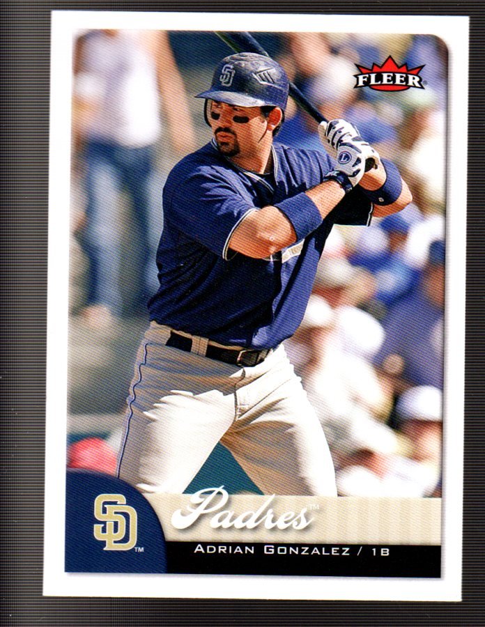 2007 Fleer 77 Adrian Gonzalez