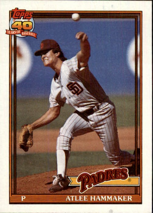 1991 Topps 34 Atlee Hammaker