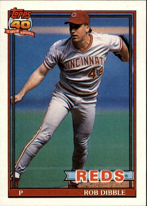 1991 Topps 662 Ron Dibble