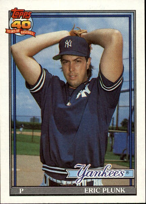 1991 Topps 786 Eric Plunk
