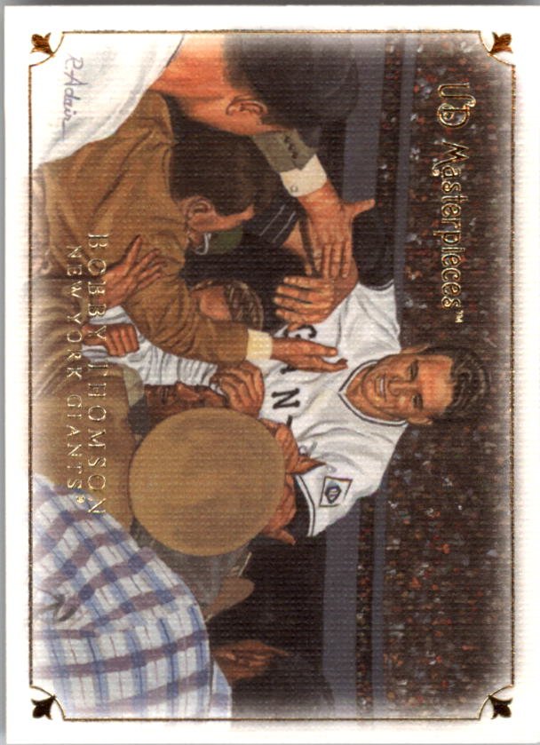 2007 UD Masterpieces 3 Bobby Thomson