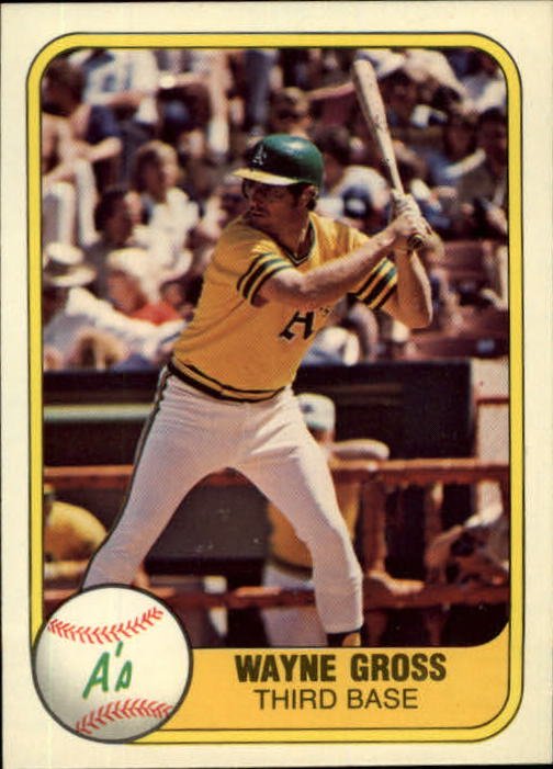 1981 Fleer 587 Wayne Gross