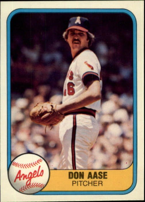 1981 Fleer 286 Don Aase