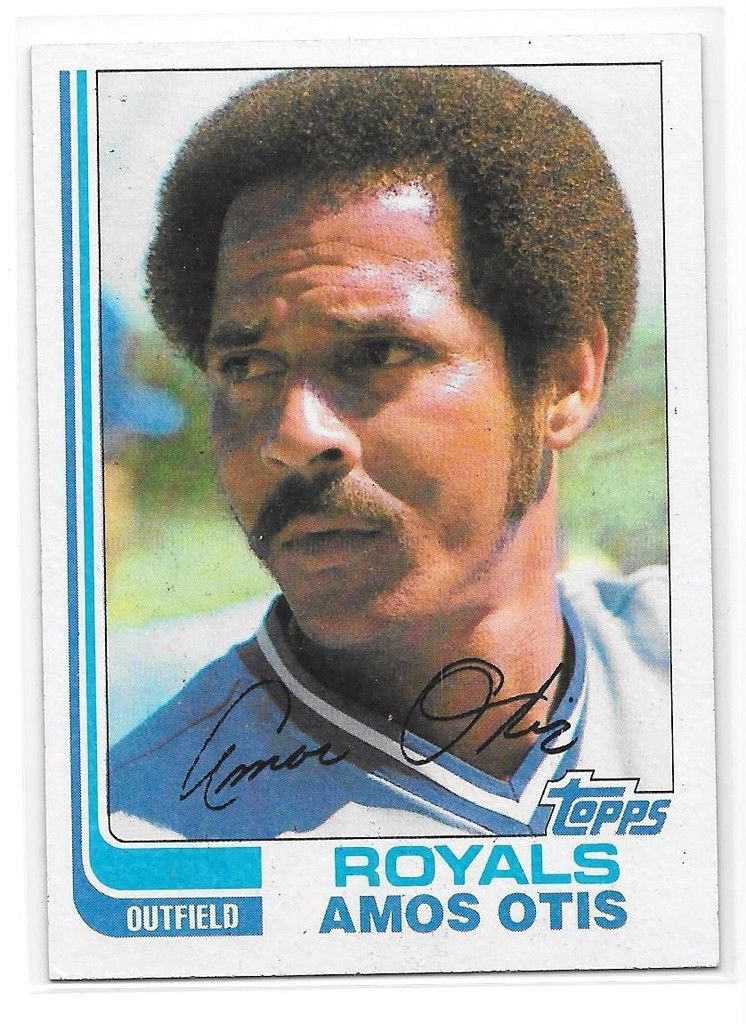 1982 Topps 725 Amos Otis