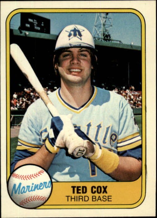 1981 Fleer 602 Ted Cox