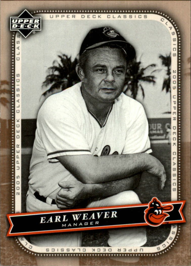 2005 Upper Deck Classics 28 Earl Weaver