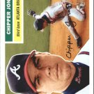 2005 Topps Heritage 273A Chipper Jones Slide