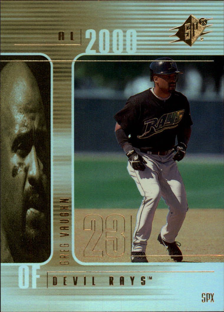 2000 SPx #34 Greg Vaughn