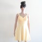 Yellow Evening Dress.Cocktail Dress.Party Dress