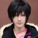 DuRaRaRa!! DRRR!! Izaya Orihara Short Black Anime Cosplay Party Hair Wig
