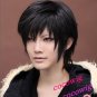 DuRaRaRa!! DRRR!! Izaya Orihara Short Black Anime Cosplay Party Hair Wig
